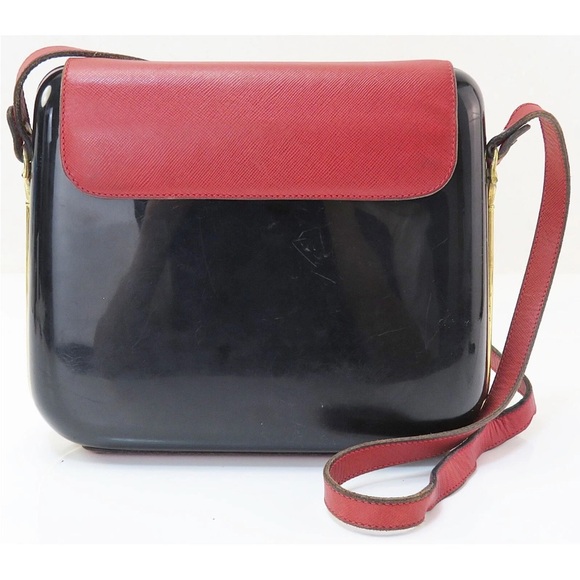 Gucci Black and Red Crossbody Bag - Picture 3 of 9